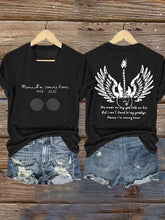 Frauen Mama Ich komme nach Hause Rock Legend Memorial V-Ausschnitt T-Shirt